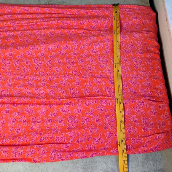 Vintage April Cornell Floral Maxi Dress Pink Cottage Waist Tie Rayon Folk‎ - Picture 10 of 11